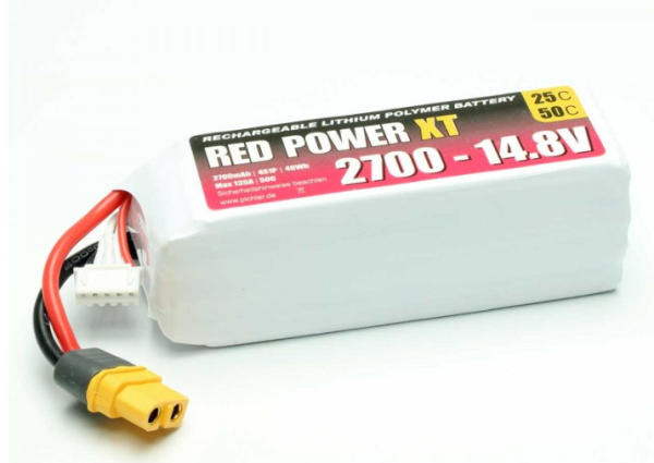 Lipo 14,8/2700 RedPowerXT25C XT60/XH
